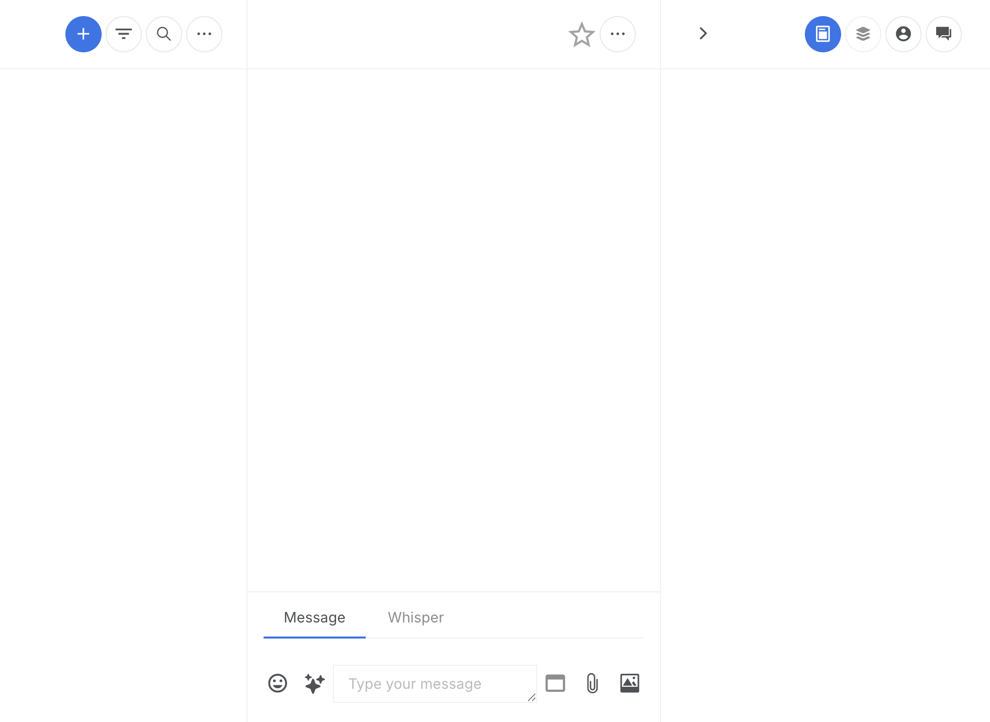Screenshot of the Agent Chat interface showing the Chat List, Conversation Area, and User Details panels
