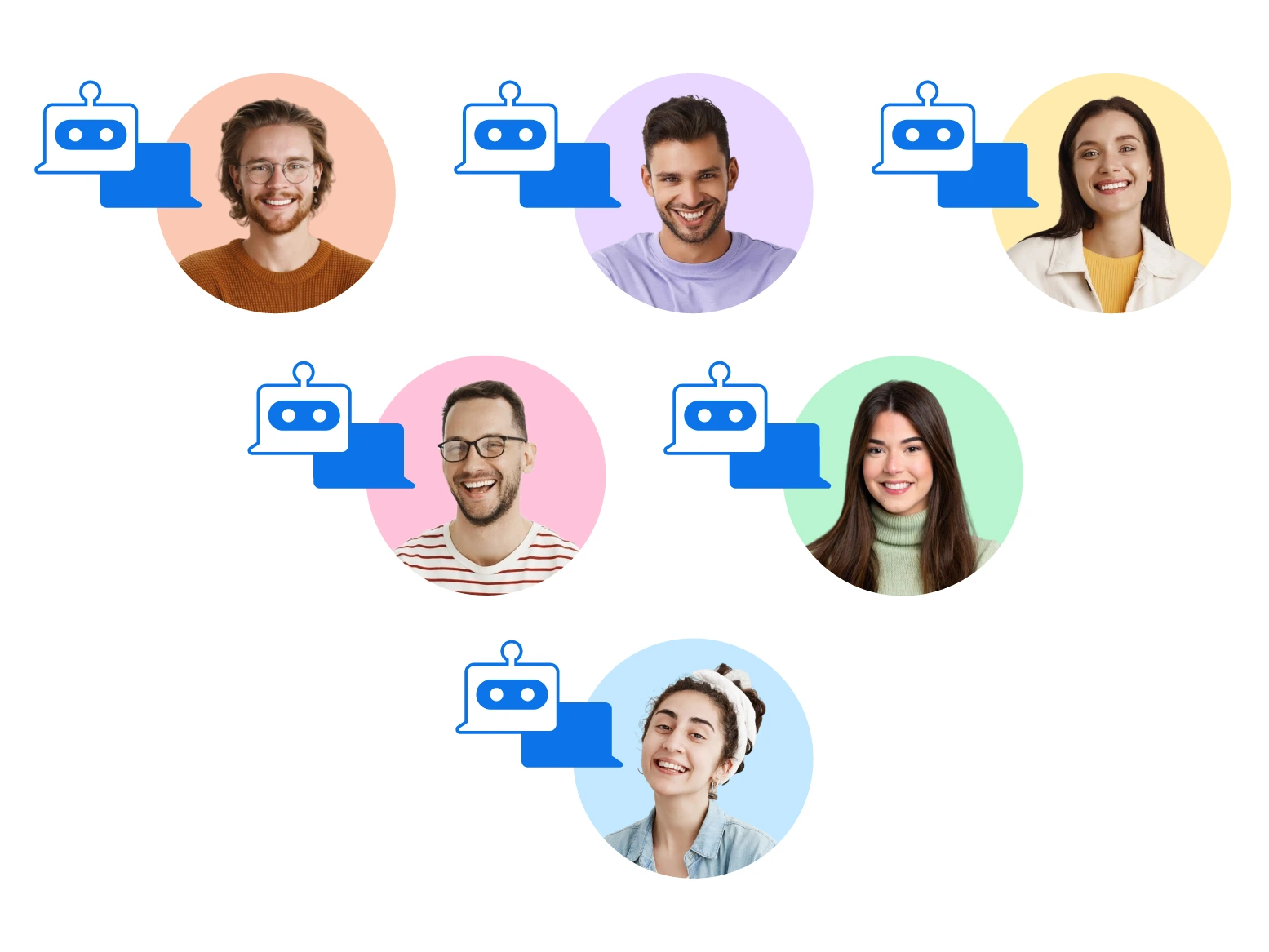 AI chatbots handling simultaneous conversations scaling customer support.