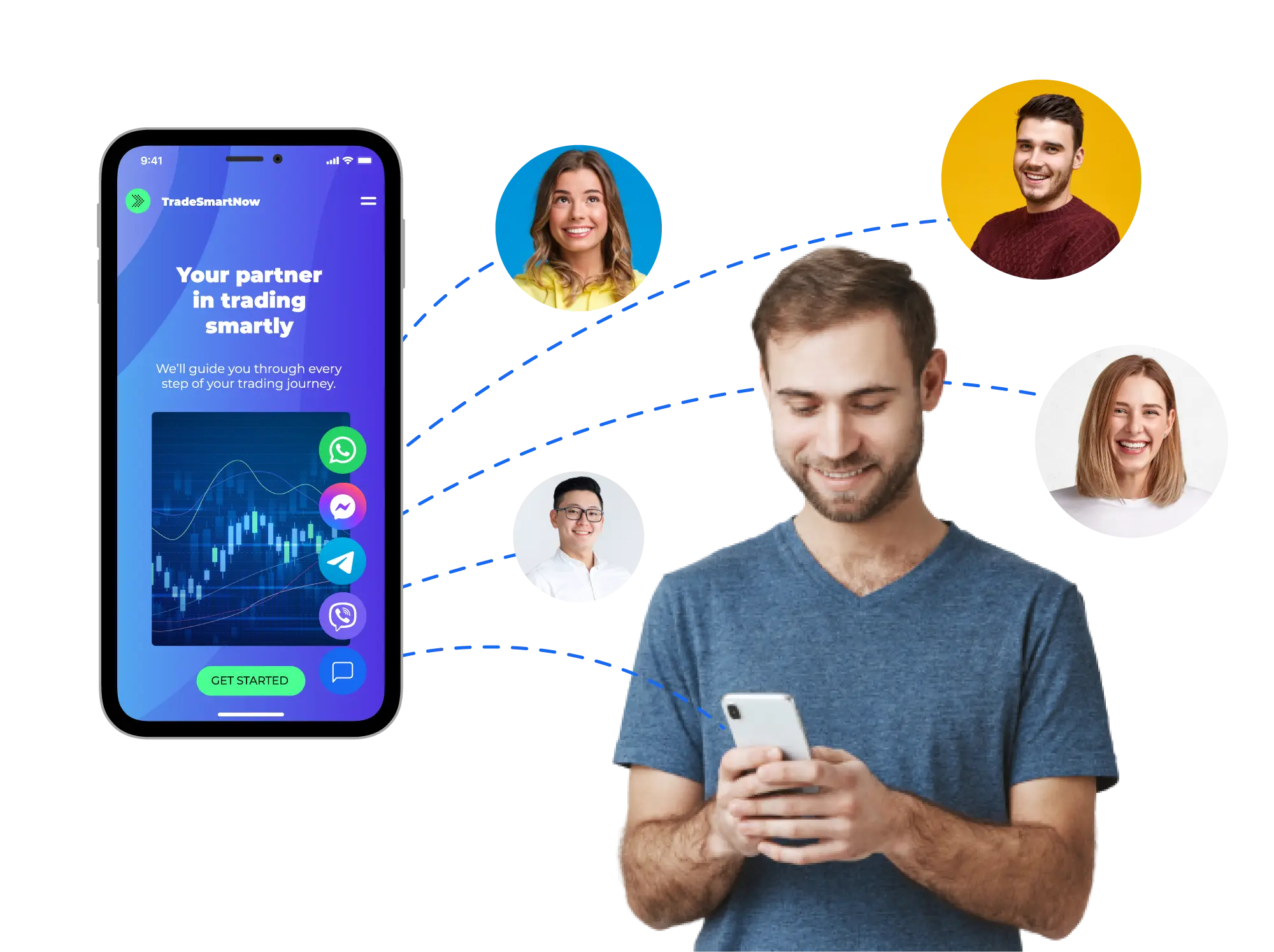 Forex inbox logo - connecting people to business by messaging
