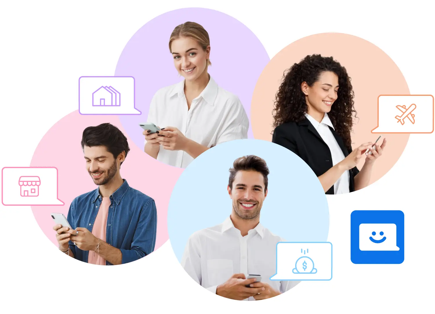Omnichannel messaging with the Convrs Mobile App for real estate, retail, travel, and financial services teams.