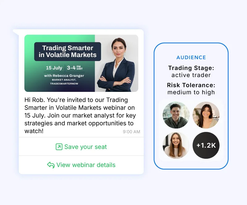 Reaching and re-engaging customers at scale with Convrs and the WhatsApp Business Platform for marketing.