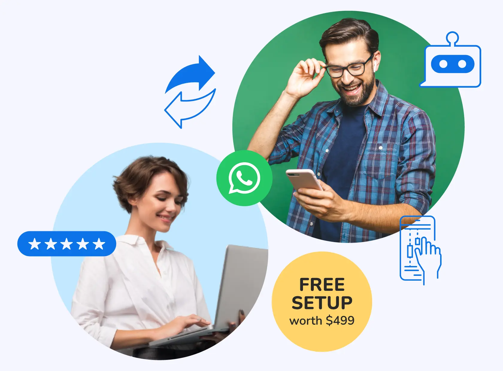 Harness whatsapp for customer service and support