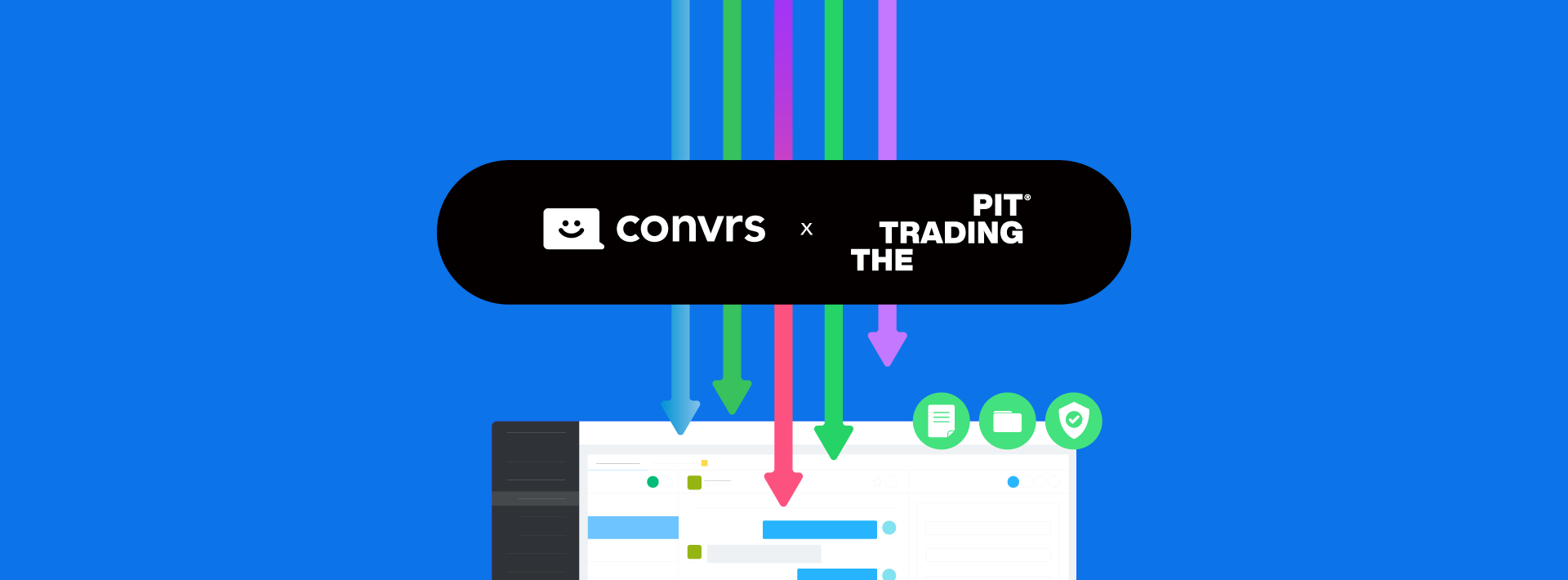 The Trading Pit enables GDPR-compliant messaging with Convrs.