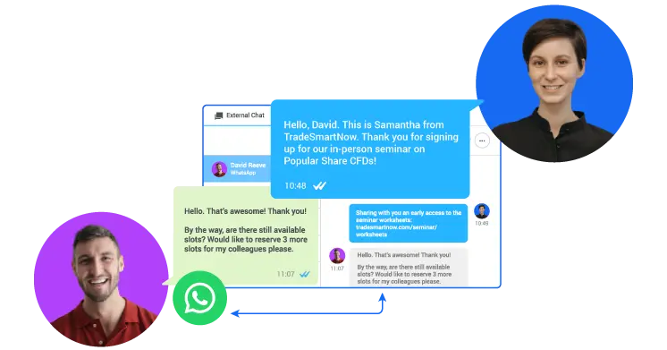 Using Messaging apps to generate sales leads